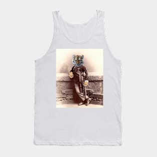 Sepia Soldier Boy a la Tiger Tank Top